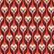 Fabric 33957 | koty Ikat style halloween cats ogee