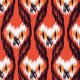 Tkanina 33957 | koty Ikat style halloween cats ogee