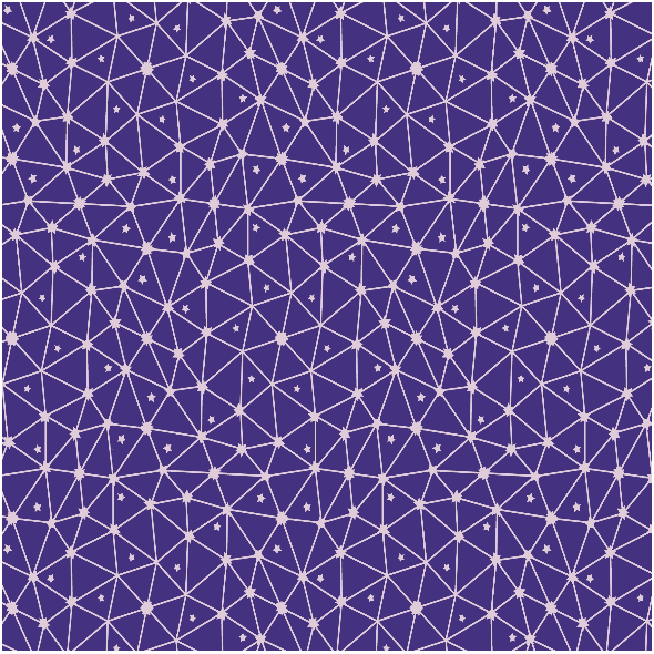 Tkanina 34020 | star netting cosmic constellations gwiazdy niebo konstelacje horoskop