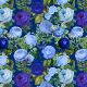 Fabric 34031 | Niebieskie róże