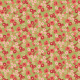 Tkanina 34045 | poppies and wildflowers meadow ditsy kwiaty zielon różowy czerwony