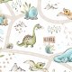 Tkanina 34063 | dinos 3 duży