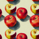 Tkanina 34192 | zbiory jabłek