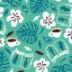 Fabric 34203 | coffe break reading and nature kawa ksiazki słodcze natura