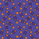 Fabric 34210 | bat shaped sweets for halloween purple orange cukierki nietoperze fioletowy pomarańczowy