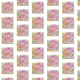 Tkanina 34315 | boho flowers pattern 1
