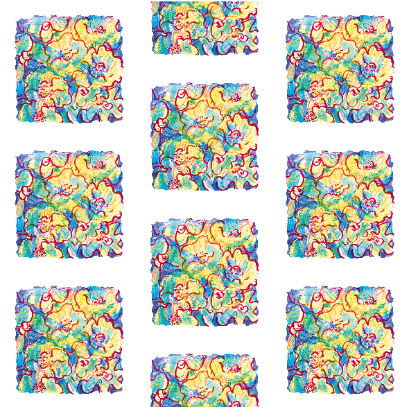 Fabric 34316 | boho flowers pattern 2