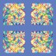 Fabric 34317 | boho flowers pattern3