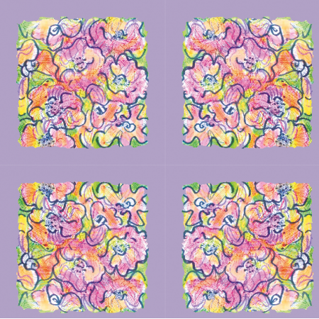 34318 | boho flowers pattern 4