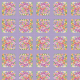 Tkanina 34318 | boho flowers pattern 4