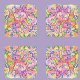 Tkanina 34318 | boho flowers pattern 4