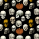 Fabric 34344 | Czaszki I Dynie Halloween