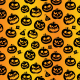 Fabric 34487 | Scary pumpkins