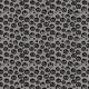 Tkanina 34495 | Scary pumpkins black grey