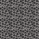 Tkanina 34495 | Scary pumpkins black grey
