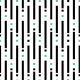 Tkanina 34504 | abstract stripes and squares basic black white green geometric geometryczny prosty