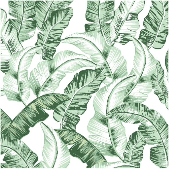 Tkanina 34717 | Banana leaf 03