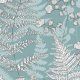 Tkanina 34735 | chasing the song fern blue white