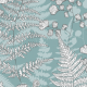 Fabric 34735 | chasing the song fern blue white