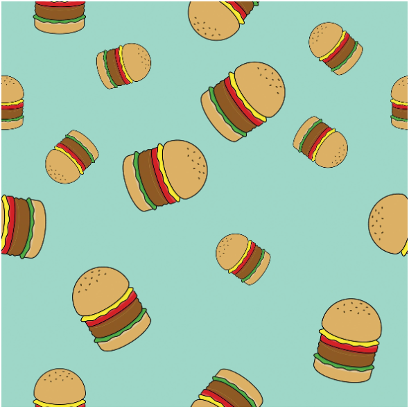 Fabric 35903 | HAMBURGERY-2