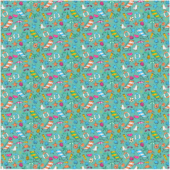 Tkanina 3710 | summer pattern
