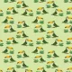 Fabric 35940 | TUKANY-ZIELONE