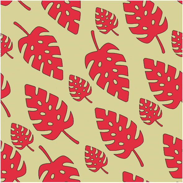 Tkanina 36021 | monstera-4