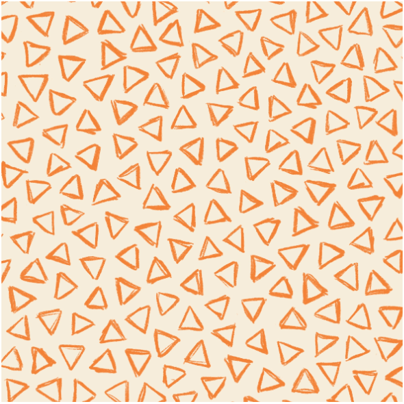 Fabric 36045 | TRÓJKĄCIKI - KOLEKCJA CAMPING - ROZMIAR M - ORANGE0