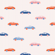 Fabric 36135 | SAMOCHODY - RED BLUE PINK