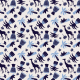 Tkanina 36253 | Cute safari animals blue giraffe