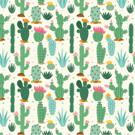 Tkanina 36328 | kaktusy