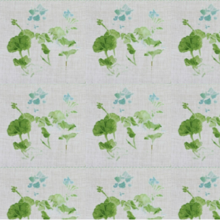 Fabric 36354 | blekitna pelargonia  1