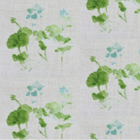 Fabric 36403 | blekitna pelargonia  2