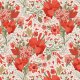 Fabric 36679 | bouquets of gladioluses, dahlias and other mixed traditional flowers, leaves and berries.0