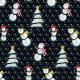 Tkanina 36697 | zwariowane balwanki