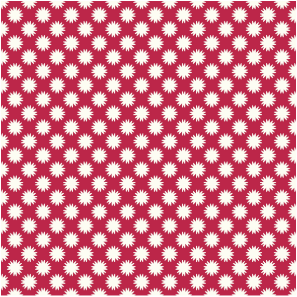 Fabric 36816 | Geometric star flowers