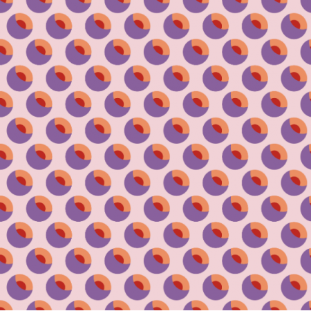 Fabric 36832 | Circles and crescents geo