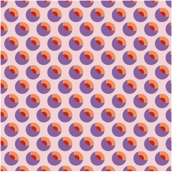 Fabric 36832 | Circles and crescents geo