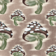 Fabric 36899 | brązowe grzyby
