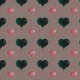 Fabric 36931 | serce zielone