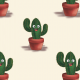Tkanina 37011 | kaktus ziomek 2