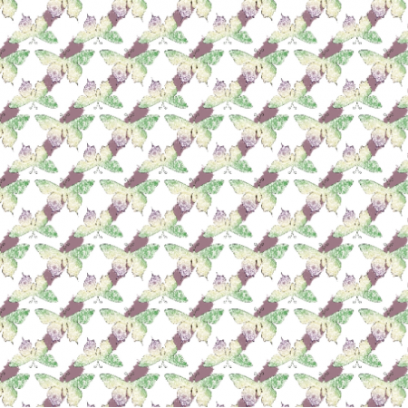 Tkanina 37056 | motylki fiolet