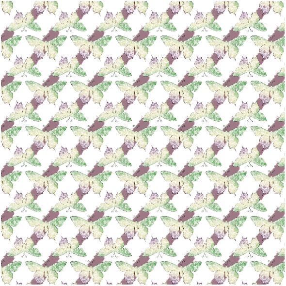 Fabric 37056 | motylki fiolet