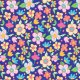 Fabric 37090 | Kwiatuszki pod niebem