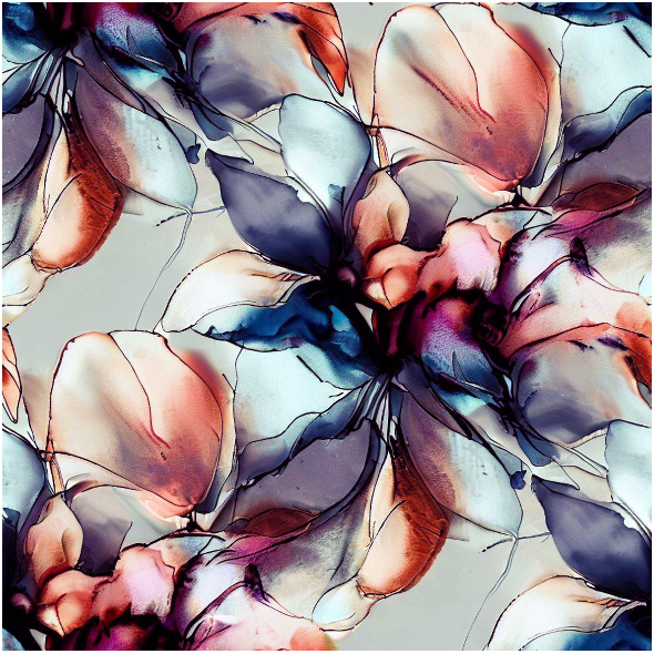 Fabric 37191 | KWIATY