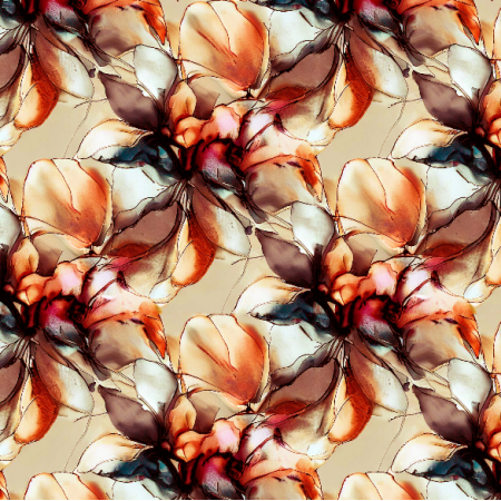 Tkanina 37192 | Kwiaty abstrakcyjne