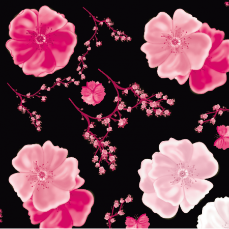 Fabric 37262 | kwiaty 010