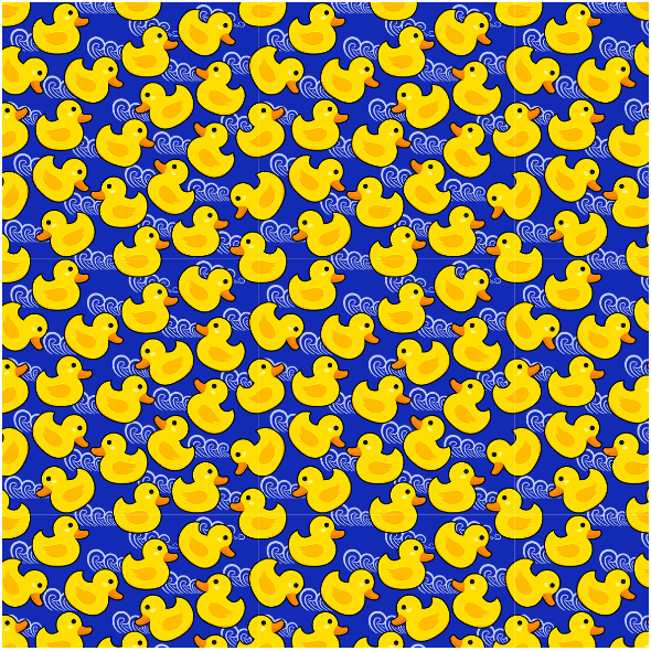 Fabric 37327 | yellow ducklings - small pattern