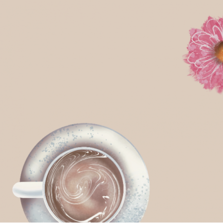 37353 | kawa i kwiat