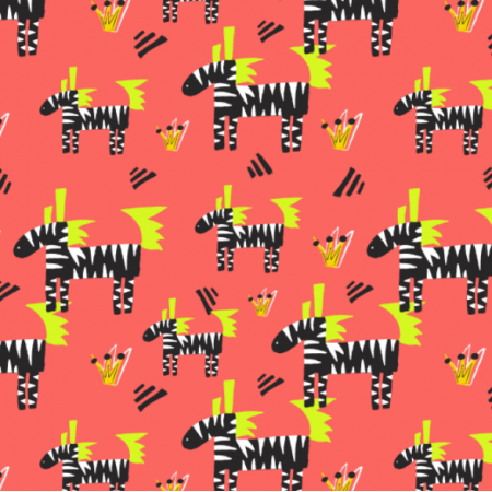 Tkanina 37513 | Minimalistics zebras